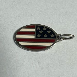 Tiffany & Co. American Flag Charm Silver